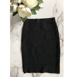 BCBG Black Bandage Skirt